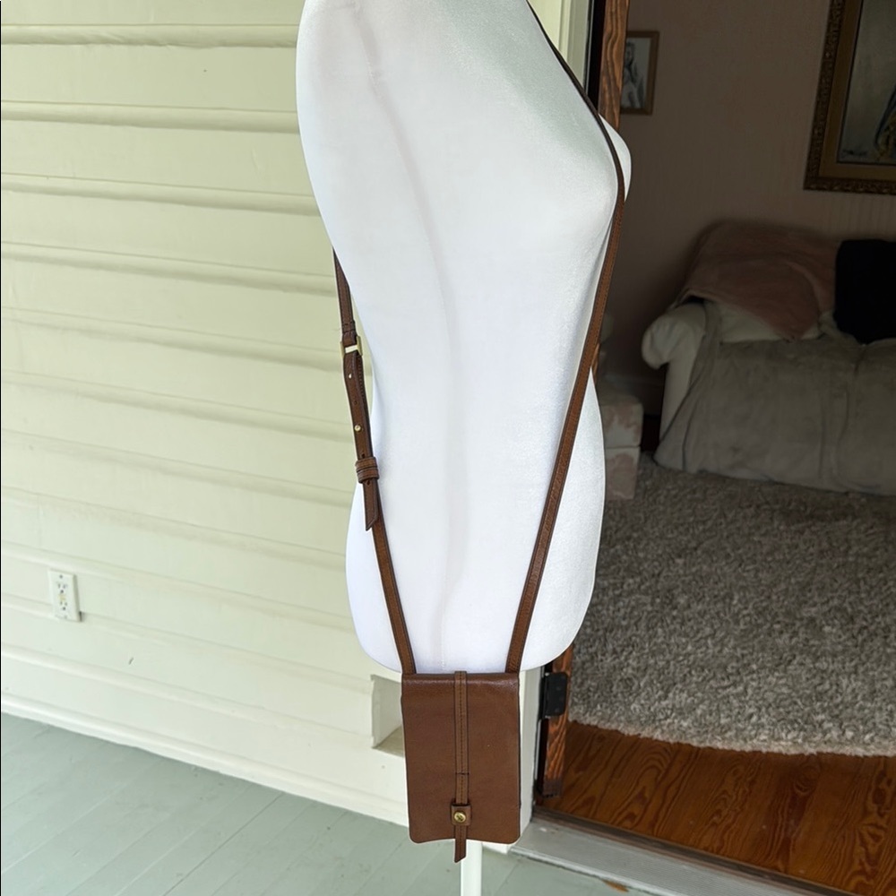 HOBO Token Brown Leather Hobo Bag Minimalist Design